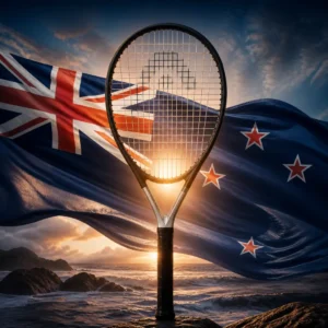cardiovascular classes — the Head Ti.S6 Tennis Racquet combined with the national flag of New Zealand