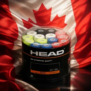 cardiovascular clinics — the Head Xtreme Soft Tennis Overgrip 60-Pack combined with the national flag of Canada