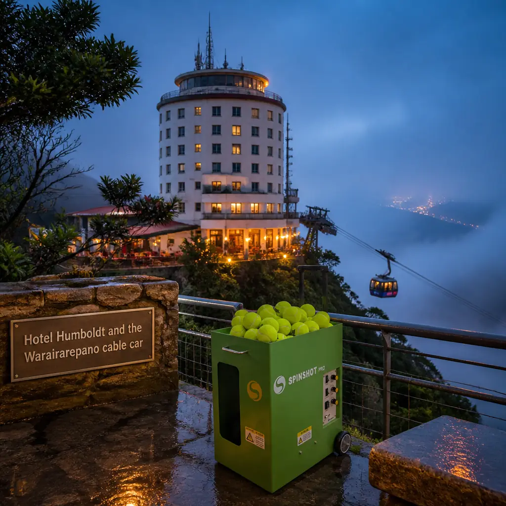 cardiovascular lesson Fort Lauderdale — Hotel Humboldt and the Warairarepano cable car in Caracas, Cylindrical white tower hotel on the ridge of the Ávila mountain above Caracas, reached by a cable car from the city
