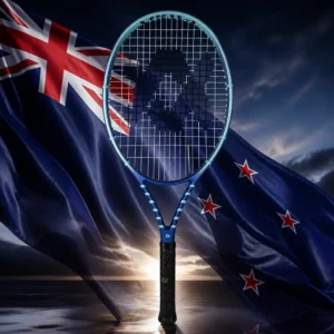 cardiovascular session Fort Lauderdale — the Volkl Vostra 1 OS Tennis Racquet combined with the national flag of New Zealand