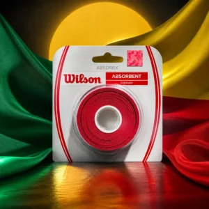 cardiovascular tennis classes 33004 — the Wilson AbsorbX Tennis Overgrip combined with the national flag of Benin