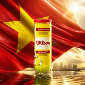 cardiovascular tennis classes 33306 — the Wilson Championship Extra Duty Tennis Ball Case combined with the national flag of Vietnam