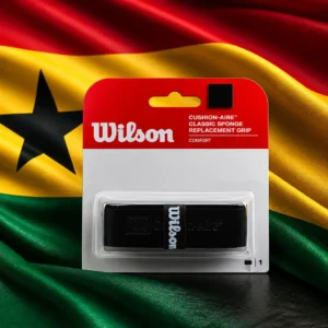 cardiovascular tennis classes 33321 — the Wilson Cushion Aire Classic Tennis Replacement Grip 1-Pack combined with the national flag of Ghana