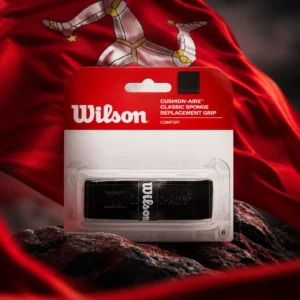 cardiovascular tennis classes 33322 — the Wilson Cushion Aire Classic Tennis Replacement Grip 6-Pack combined with the national flag of Isle of Man