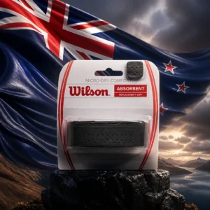 cardiovascular tennis classes 33326 — the Wilson Micro-Dry Comfort Replacement Grp combined with the national flag of New Zealand