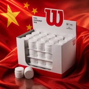 cardiovascular tennis classes 33351 — the Wilson Pro Perforated Tennis Overgrip 60-Pack combined with the national flag of People's Republic of China