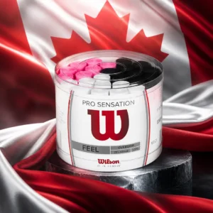 cardiovascular tennis classes 33394 — the Wilson Pro Sensation Tennis Overgrip 100-Pack combined with the national flag of Canada