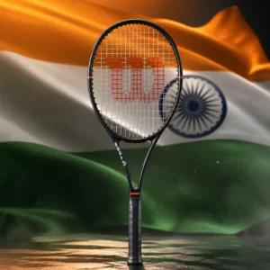 cardiovascular tennis classes Edgewood — the Wilson Pro Staff 97 Classic Tennis Racquet combined with the national flag of India