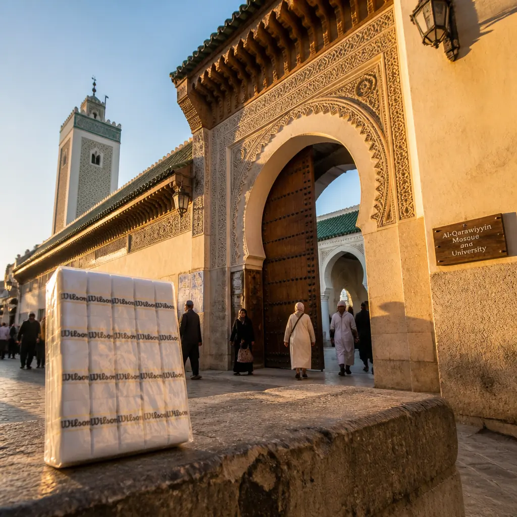 cardiovascular tennis classes in 33004 — Al-Qarawiyyin Mosque and University in Fez, Vast green-tiled mosque and university complex buried deep in the medina of Fes el-Bali, with a courtyard of white marble and two pavilions