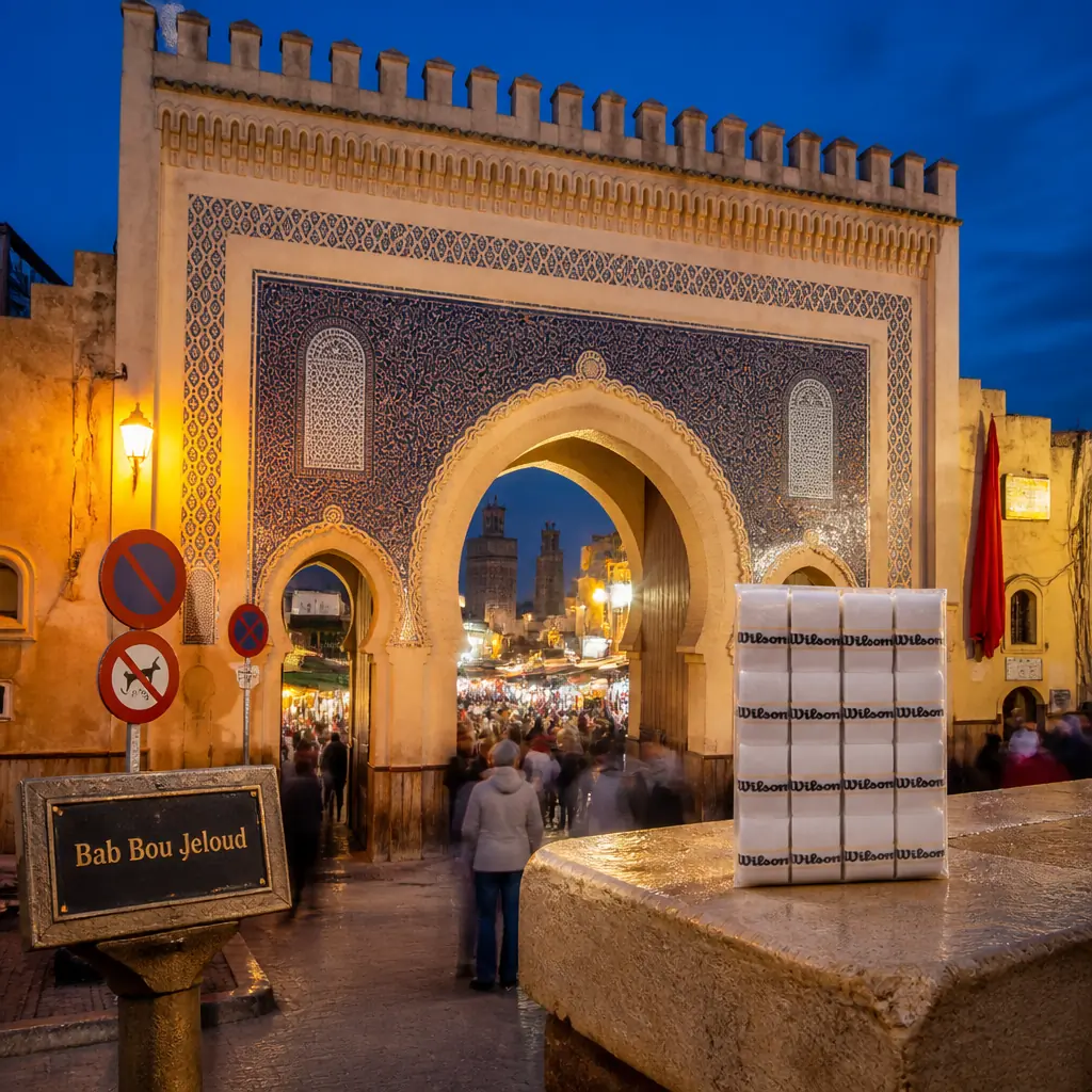cardiovascular tennis classes in 33004 — Bab Bou Jeloud in Fez, Grand horseshoe-arched gateway into Fes el-Bali, tiled blue on the outer face and green on the inner face, at the west end of the medina