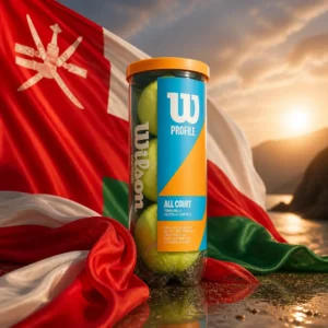 cardiovascular tennis classes in 33020 — the Wilson Profile All Court Tennis. Ball Case combined with the national flag of Oman