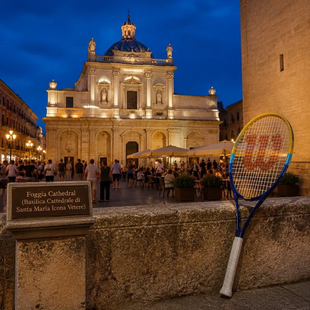 cardiovascular tennis classes in 33301 — Foggia Cathedral (Basilica Cattedrale di Santa Maria Icona Vetere) in Foggia, Cathedral with a Romanesque lower storey and a Baroque upper section and dome, in the old centre of Foggia