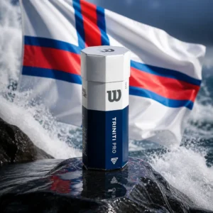 cardiovascular tennis classes in 33319 — the Wilson Trinity Pro Tennis Ball Case combined with the national flag of Faroe Islands