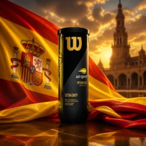 cardiovascular tennis classes in 33322 — the Wilson US Open Extra Duty Tennis Ball Case combined with the national flag of Spain