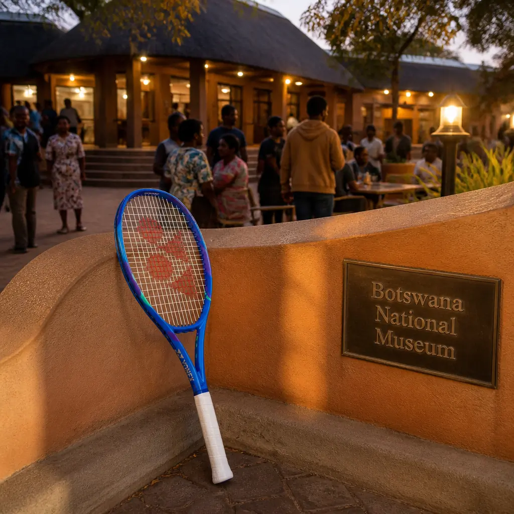 cardiovascular tennis classes in 33334 — Botswana National Museum in Gaborone, Museum and art gallery on Independence Avenue in Gaborone with an outdoor display area and traditional dwellings in the grounds