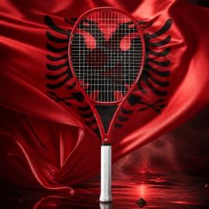 cardiovascular tennis classes Oakland Park — the Yonex Vcore 100D 8th Gen Tennis Racquet combined with the national flag of Albania