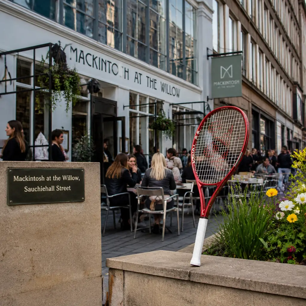 cardiovascular tennis classes Plantation — Mackintosh at the Willow, Sauchiehall Street in Glasgow, Restored Charles Rennie Mackintosh tearoom on Sauchiehall Street with a white facade and a mirrored silver-and-rose Salon de Luxe upstairs