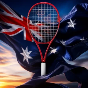cardiovascular tennis classes Poinsettia Heights — the Yonex Vcore 95 8th Gen Tennis Racquet combined with the national flag of Australia