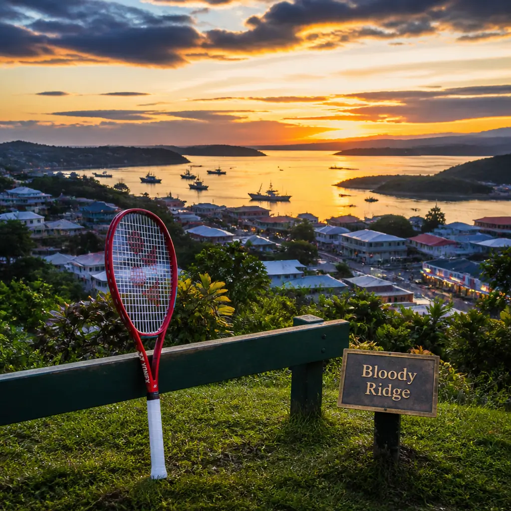 cardiovascular tennis classes Riverland — Edson's Ridge (Bloody Ridge) in Honiara, Low grassy coral ridge with a memorial marker a few kilometres inland south of Honiara airport, overlooking the coastal plain