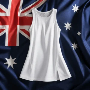 cardiovascular tennis clinic Fort Lauderdale — adidas Club Climacool Women's Tennis Dress composed with the Australian flag