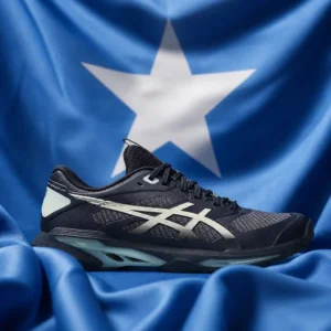 cardiovascular tennis clinics Riverland — Asics Solution Speed FF 4 OC Men's Tennis Shoes composed with the national flag of Somalia