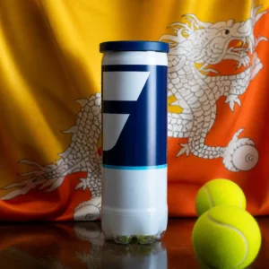 cardiovascular tennis clinics Seven Isles — Babolat All Court Tennis Balls composed with the national flag of Bhutan