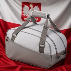 cardiovascular tennis clinics Sunrise Key — Babolat Court S Wimbledon Limited Edition Tennis Bag arranged with the white-and-red flag of Poland