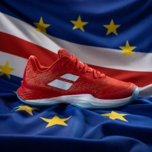 cardiovascular tennis Davie — Babolat Jet Mach 3 Women's Tennis Shoes composed with the national flag of Cape Verde