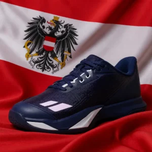 cardiovascular tennis Lauderdale Manors — Babolat Men's Tennis Shoes composed with the red-white-red flag of Austria