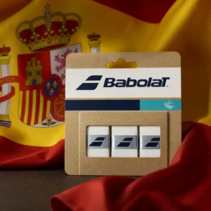 cardiovascular tennis lessons Fort Lauderdale — Babolat Pro Tour 2.0 Tennis Overgrip composed with the red and yellow flag of Spain