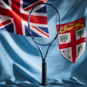 cardiovascular tennis programs Fort Lauderdale — Babolat Pure Drive Gen 11 Tennis Racquet composed with the national flag of Fiji