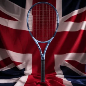 cardiovascular tennis Rio Vista — Babolat Pure Drive Plus 11th Gen Tennis Racquet composed with the Union Flag of the United Kingdom