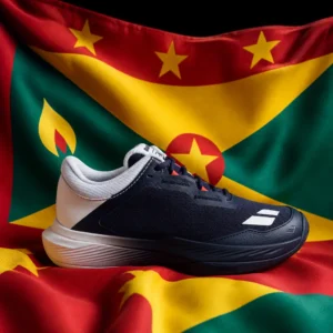 cardiovascular tennis Tarpon River — Babolat SFX4 All Court Men's Tennis Shoes composed with the national flag of Grenada
