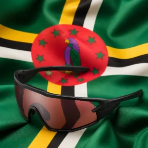 cardiovascular training — bollé B-Rock Pro Sport Sunglasses composed with the national flag of Dominica