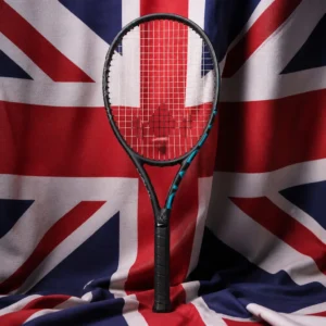 classes for cardio — Diadem Nova V3 Lite Tennis Racquet composed with the Union Flag of the United Kingdom
