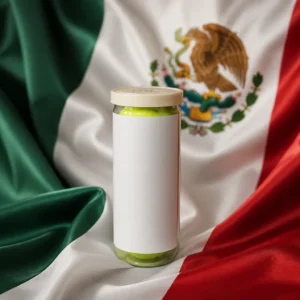 classes for cardio tennis — Dunlop ATP Championship Extra Duty High Altitude Tennis Ball Case composed with the national flag of Mexico