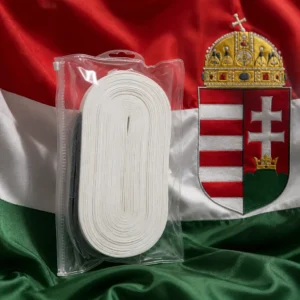 Colee Hammock cardio tennis classes — Dunlop Gecko-Tac Tennis Overgrip 30-Pack composed with the red white and green national flag of Hungary