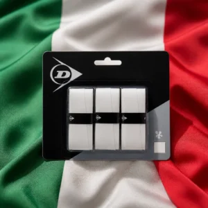 Colee Hammock tennis class — Dunlop Super-Tac Tennis Overgrip 3-Pack composed with the Italian national flag