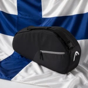 Croissant Park group tennis classes — Head Base Tennis Bag composed with the national flag of Finland