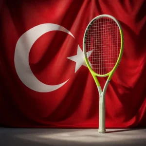 Davie cardio tennis clinic — Head Extreme Team 2024 Tennis Racquet composed with the red Turkish flag and its white crescent and star