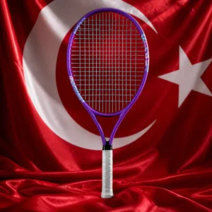 Davie cardio tennis lessons — Head Instinct 23 Junior Tennis Racquet composed with the red Turkish flag and white star and crescent