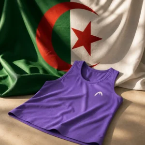 Davie tennis clinics — Head Move Women's Sleeveless Tennis Top composed with the national flag of Algeria