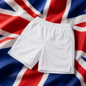 Davie tennis drills — Head Play Performance Athletic Men's Tennis Shorts composed with the flag of the United Kingdom