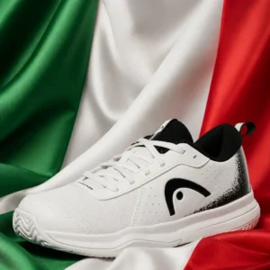 Edgewood cardio tennis classes — Head Sprint Court Junior Tennis Shoes composed with the green white and red flag of Italy