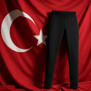 Edgewood women's tennis classes — Lacoste Active Tight Fit Women's Track Pants composed with the flag of Turkey