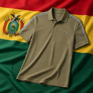 evening exercise for calm — Lacoste Sport Ultra Dry Branded Stripe Men's Tennis Polo composed with the red, yellow, and green flag of Bolivia