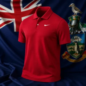 exercise for stress relief Broward County — Nike Court Dri-FIT University Men's Polo Shirt composed with the flag of Ascension and Tristan da Cunha