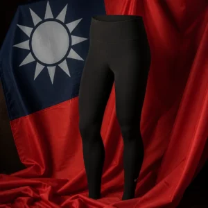 exercise to help with mood — Nike One Luxe Women's Tennis Tights composed with the national flag of Taiwan