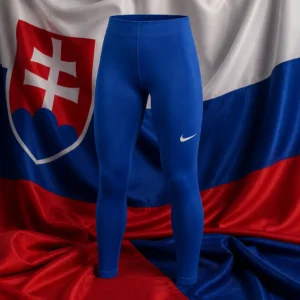 exercise to help with resilience — Nike Pro 365 Tummy Control Women's Tennis Tights composed with the national flag of Slovakia