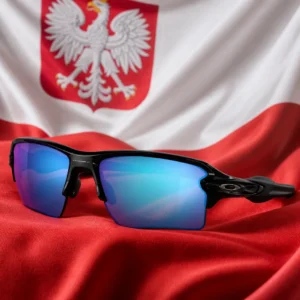 fast paced cardiovascular tennis classes Fort Lauderdale — Oakley Flak 2.0 XL Rectangle Sunglasses arranged with the white and red national flag of Poland